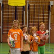 Kaya, Celine, Ruben en Julian